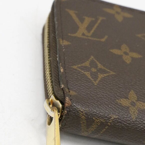 Louis Vuitton Brown Monogram Canvas Zippy Wallet - Picture 9 of 13